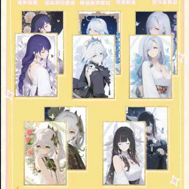 Genshin Impact Goddess Story Booster Box Queen Kashe Limited Edition volledige set met bindmiddelalbumdisplay Anime-kaart