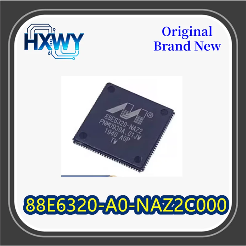 

(2/20 pcs) 88E6320-NAZ2 88E6320-A0-NAZ2C000 Ethernet Transceiver Chip IC Brand new and original Fast shipping
