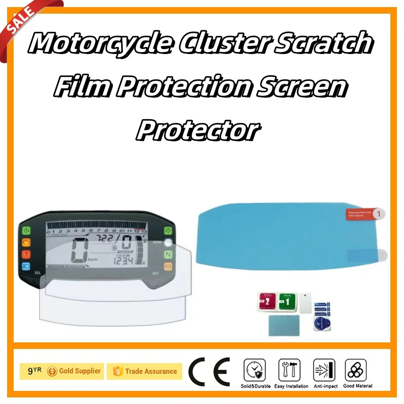 Motorcycle cluster scratch protection film dash board speedometer screen sticker for Suzuki uy125 gsx125 GSX-R150 Gixxer 155