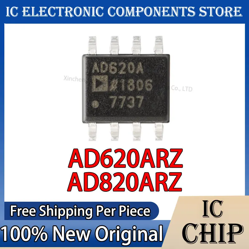 (5pieces) 100% New Original AD820ARZ AD620ARZ AD820AR AD620AR AD820A AD620A AD820 AD620 SOP-8 IC Chip In Stock