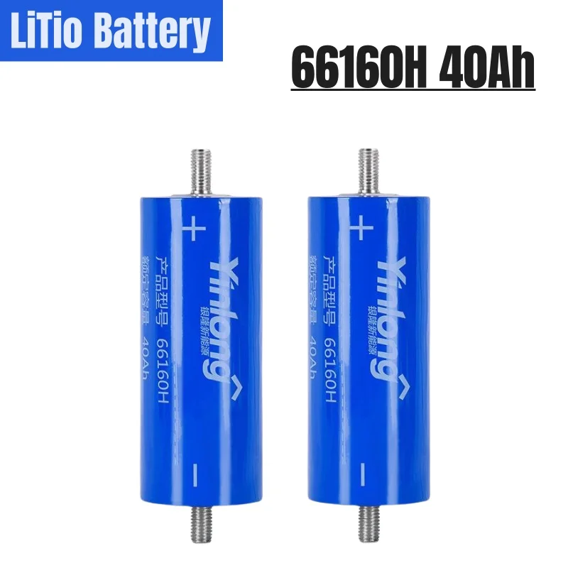 100% original 66160 2.3V 40Ah LTO battery 10C discharge DIY 12V 24V low-temperature resistant lithium titanate