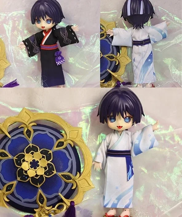 Anime Game Ob11 Kimono Kunikuzushi Balladeer Doll Costumes Clothes Handmade Figurine Decorations Cosplay Toys Accessories