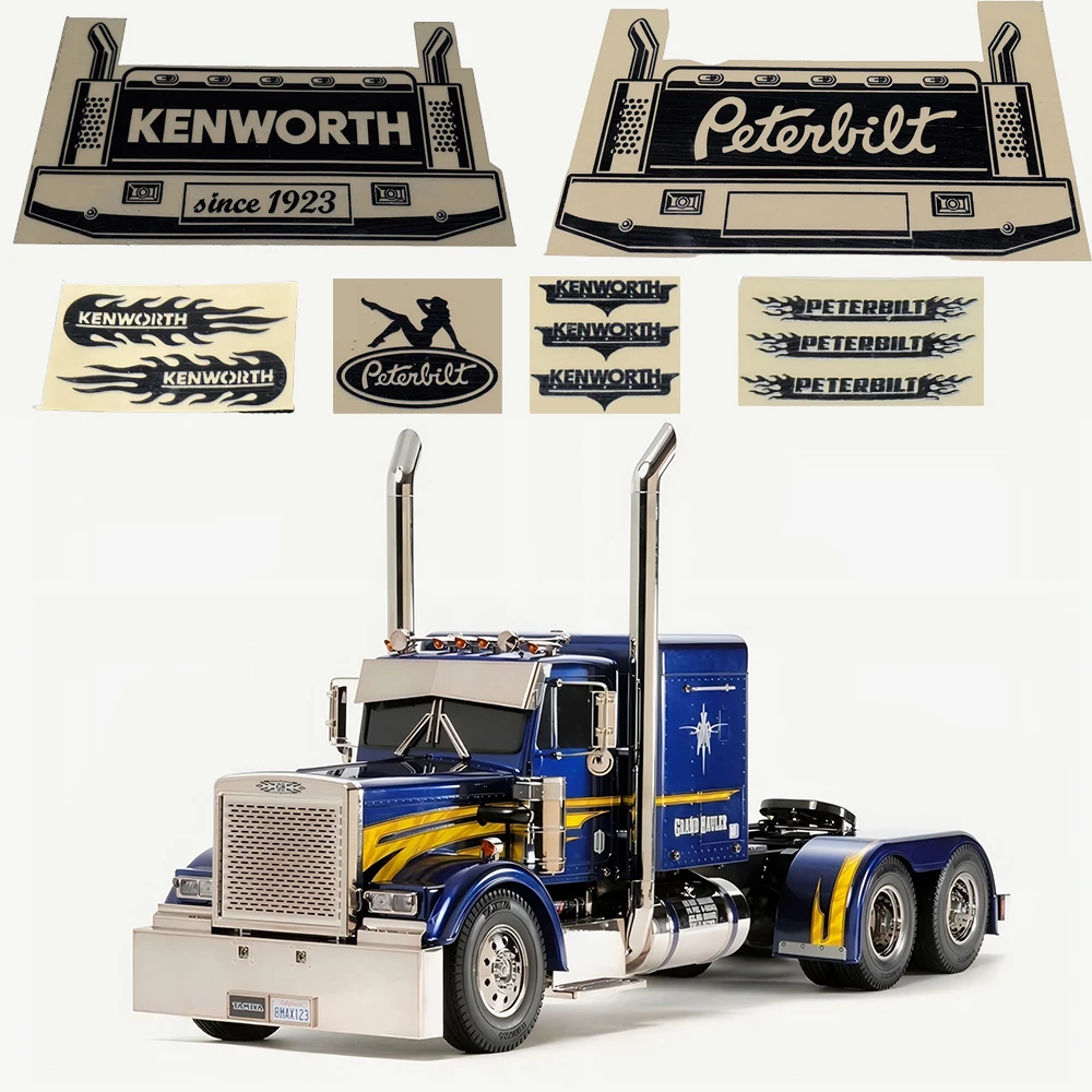 Metal Sticker Painting Decoration For TAMIYA 1/14 King Hauler 6×4 56301 56344