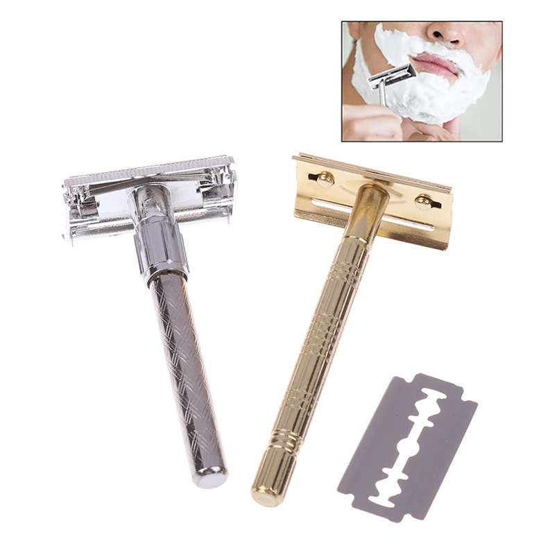 Shaving Razor Men's Safety Handheld Manual Shaving Edge Razor Men Blades Safety Box Shaver