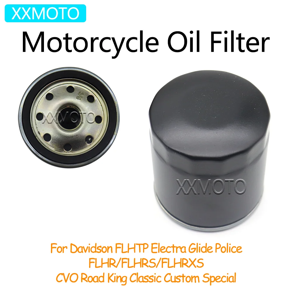 

For Harley Davidson FLHTP Electra Glide Police FLHR FLHRS FLHRXS CVO Road King Classic Custom Special Motorcycle Oil Filter