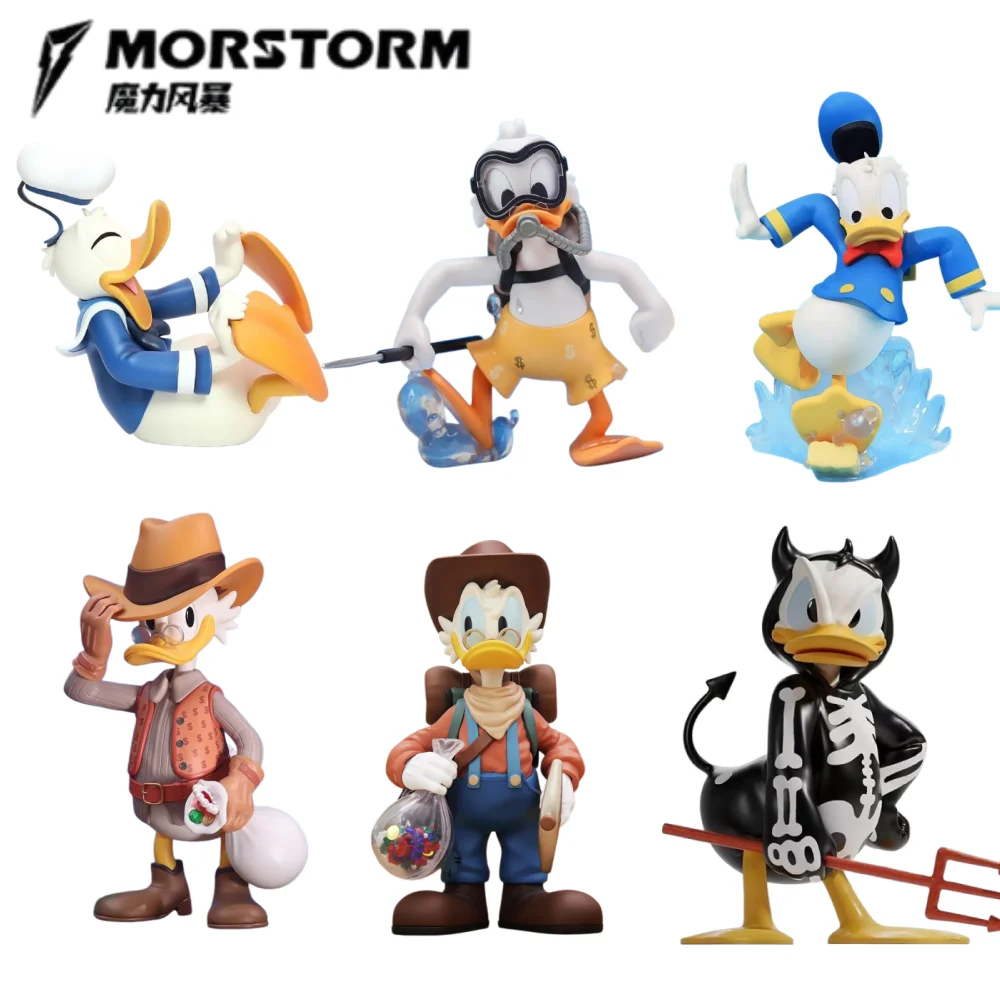 Figura Coleccionable de PVC de Donald Duck y Scrooge McDuck con Licencia de Disney de MORSTORM, Figura de Buceo, Marinero, Surfista, Vaquero, Explorador
