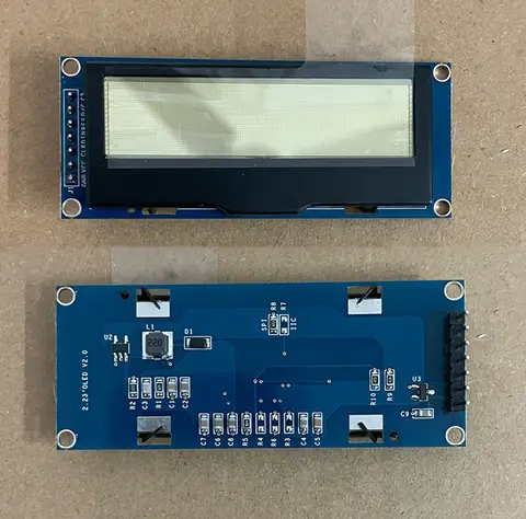 IPS 2.23 inch 7PIN White/Yellow/Blue/Green/Orange OLED Screen Module SSD1305 Drive IC 128*32 SPI/IIC Interface