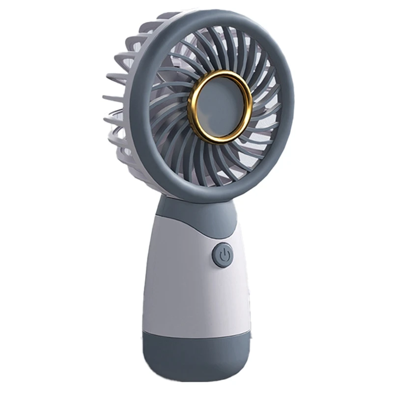 F4S-cРучной вентилятор с рамкой, небольшой вентилятор, ручной карманный мини-вентилятор, портативный USB перезаряжаемый вентилятор, подарок