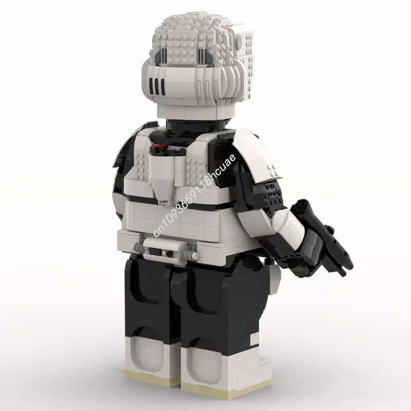 Star Battle Scout Trooper Mega Figure Helmet Model Moc Building Blocks Bricks Creative Assembly Educational Toys Christmas Gift