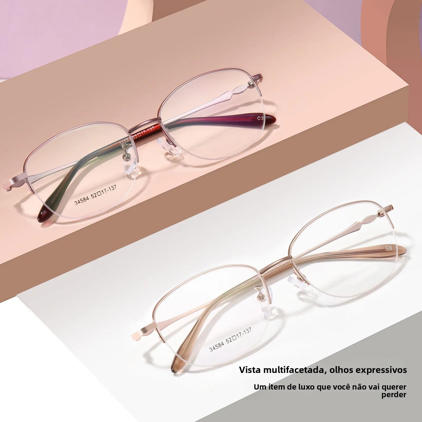 elegant-bicolor-alloy-half-frame-glasses-for-women-fashionable-anti-aging-prescription-available-sophisticated-and-stylish