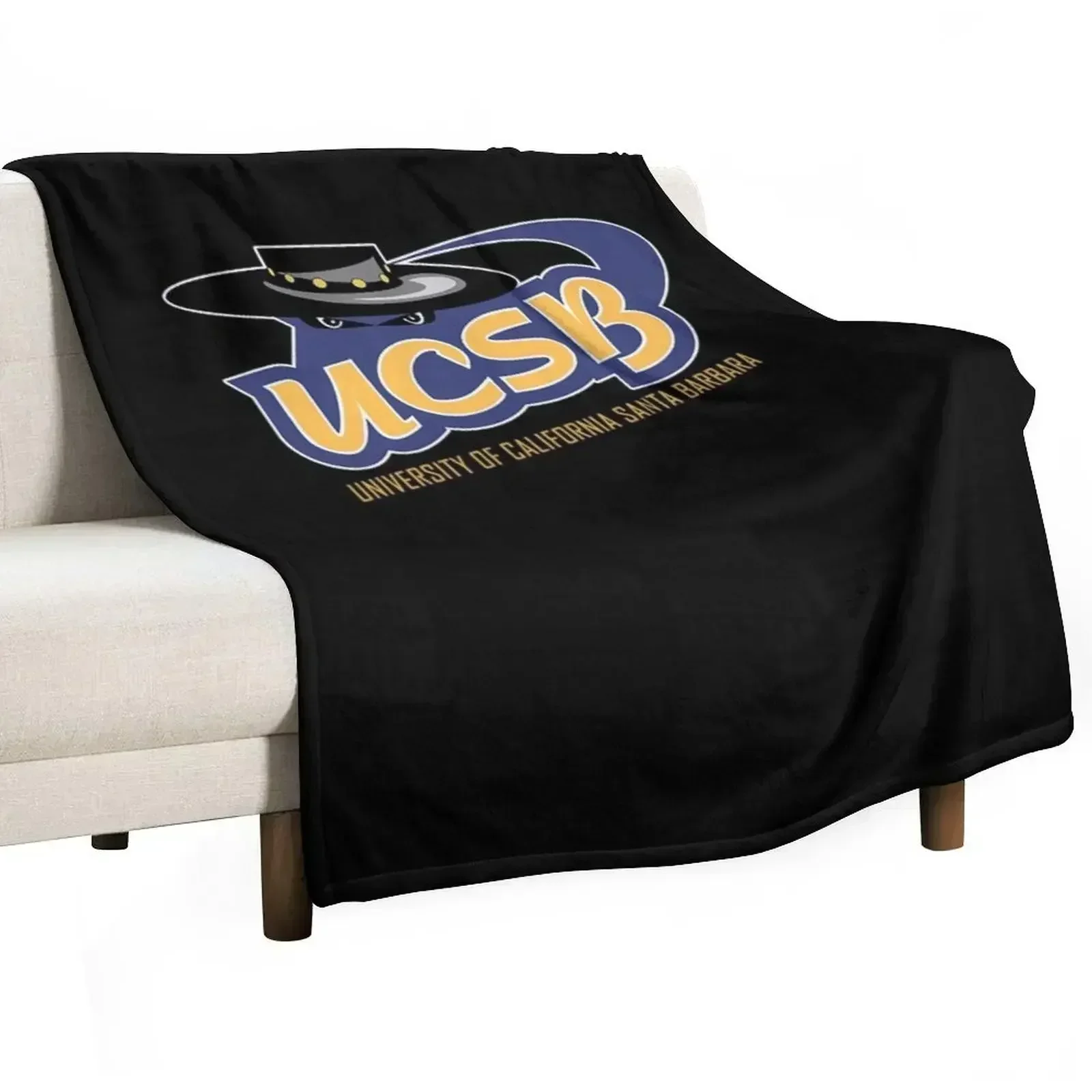 

ucsb - university of california santa barbara Throw Blanket Bed linens Sofa Thermals For Travel Blankets