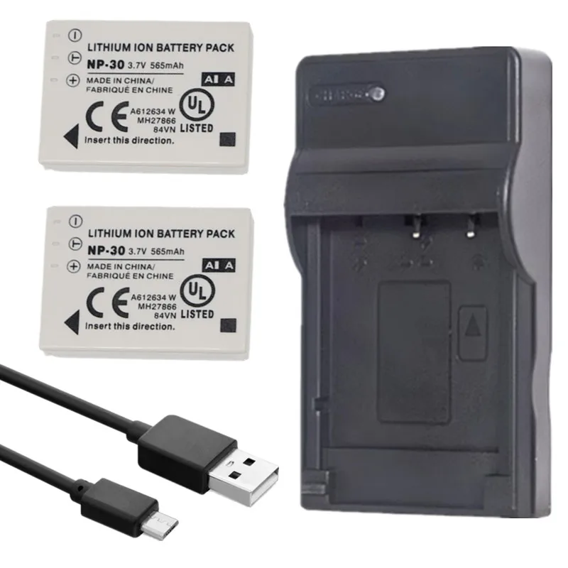 Battery or Charger For Fujifilm NP-30 FinePix F440 F450