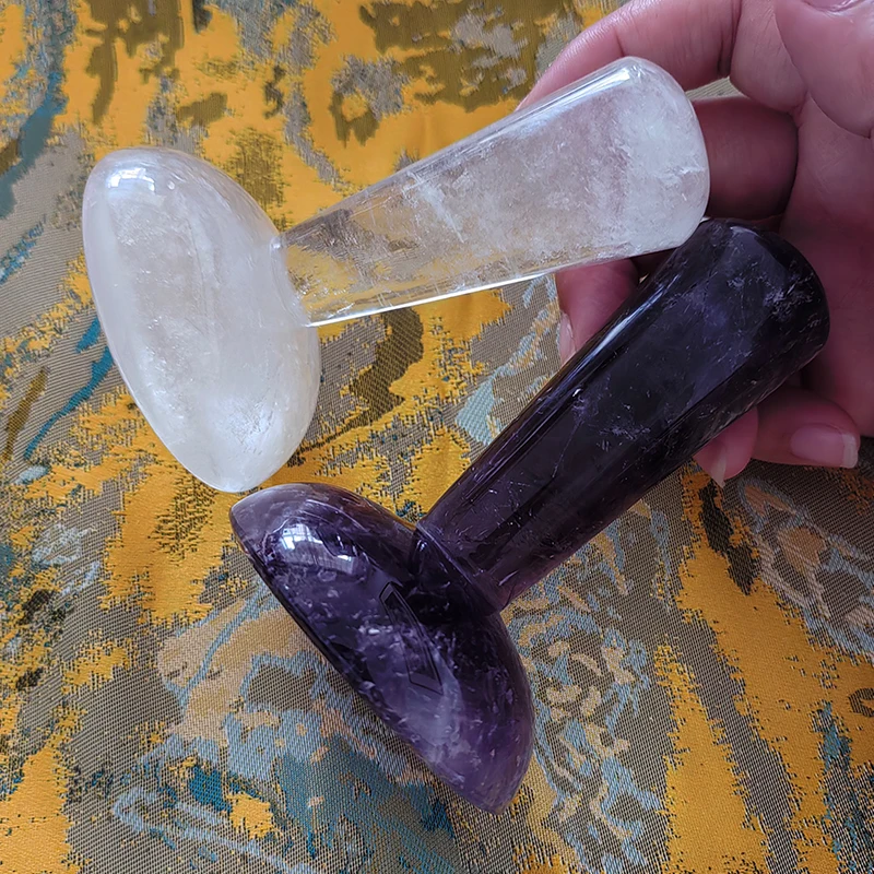 Natural Crystal Grinding Pestle，Handmade Pigment Tools