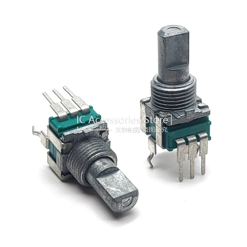 2PCS RK09 Type Single 3Pin B10K B50K B100K B103 B503 B104 With Midpoint Amplifier Volume Precision Potentiometer D Shaft 15MM