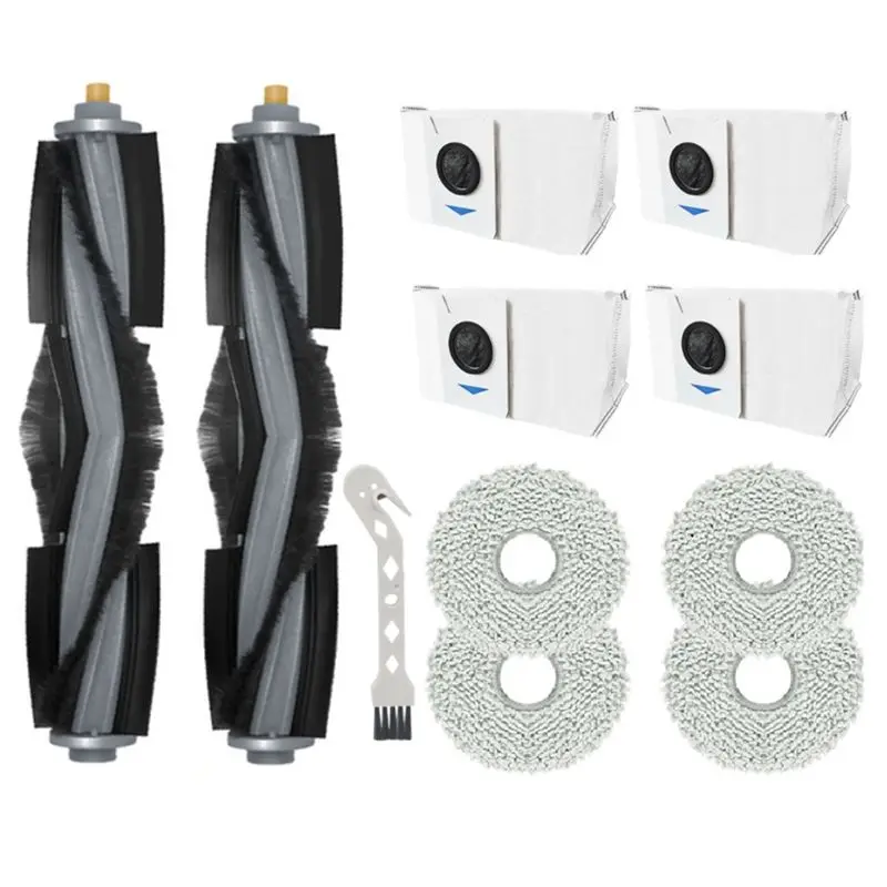 

ABLG 11PCS Main Brush Dust Bag Mop Cloth For Ecovacs Deebot T20/T20MAX/T20PRO/X1 OMNI/T10 Omni/Turbo Vacuum Cleaner Parts