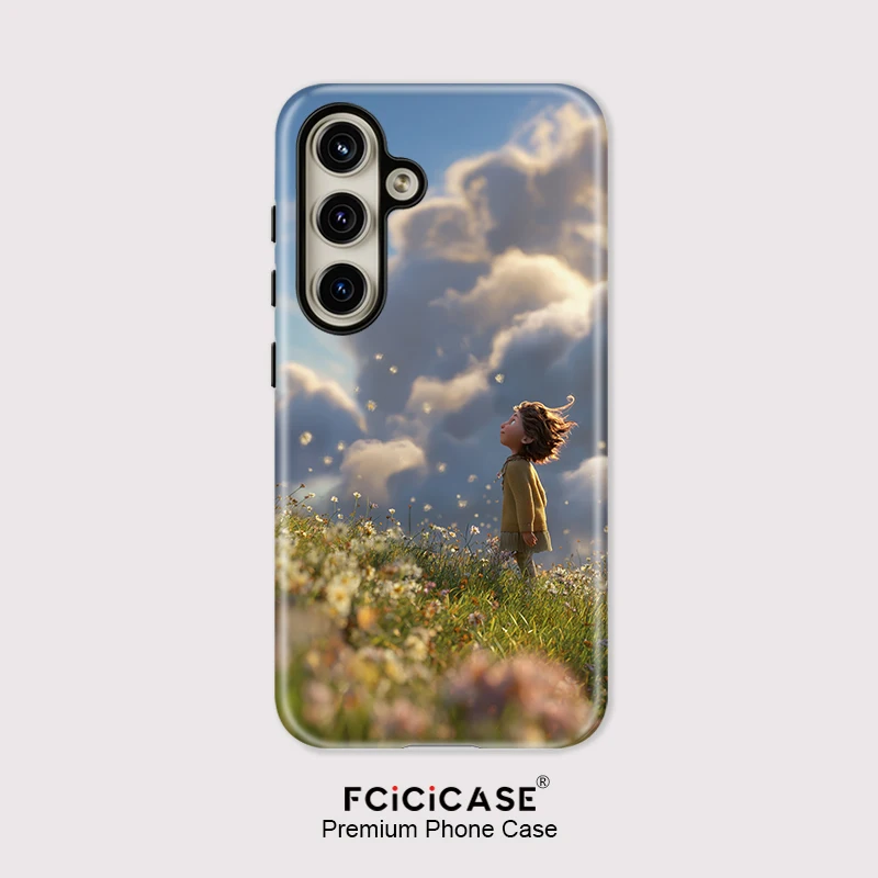 

Fcicicase Cute Boy Flower Print Phone Case For Samsung Galaxy A36 A 36 5G A16 A26 A56 Soft Silicone Shockproof Matte Cover