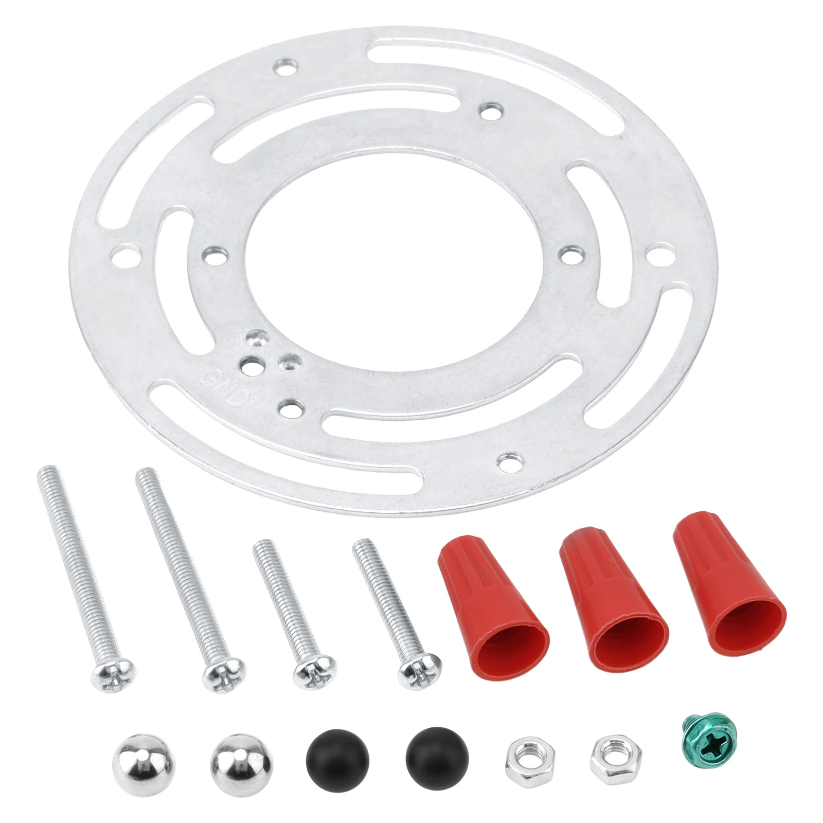 Universal Light Fixture Mounting Bracket 4 Inch Diameter Metal Crossbar Plate for Wall Light / Ceiling Light / Chandelier