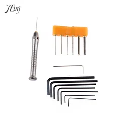 7Pcs/set Alloy Steel Hexagon Wrench Hexagon Key Allen Wrench Hand Repair Tools 0.7mm/0.9mm/1.3mm/1.5mm/2mm/2.5mm/3mm