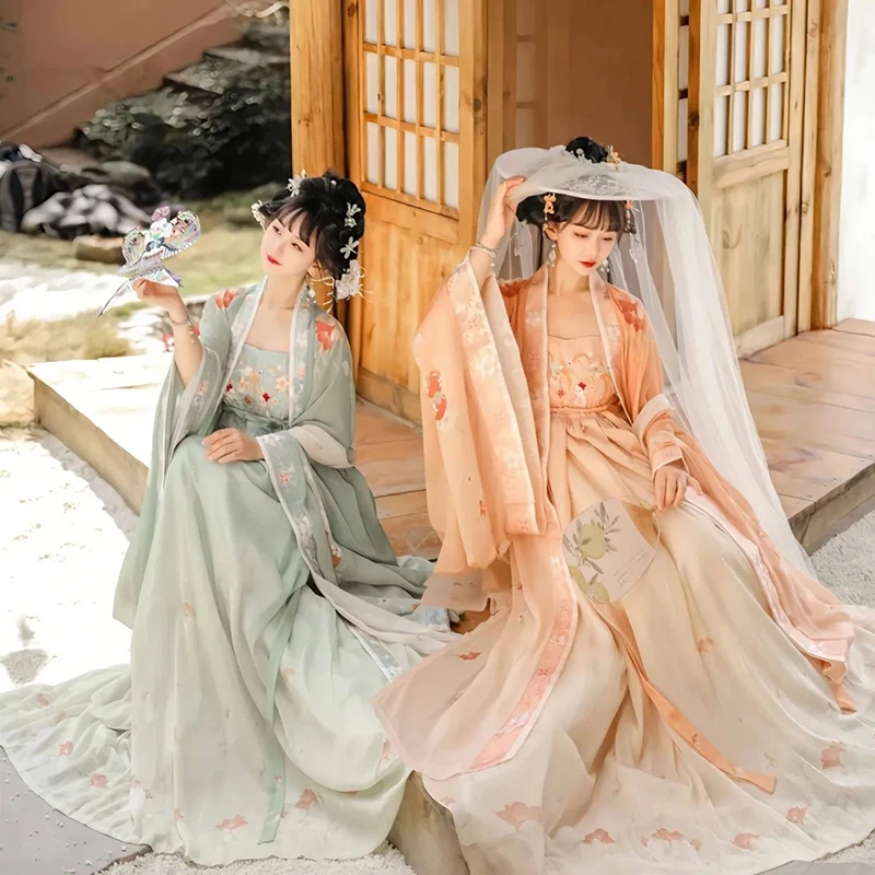 

Hanfu платье для женщин карнавальный костюм для косплея древний китайский традиционный ханьфу наборы с вышивкой на день рождения вечерние женское платье