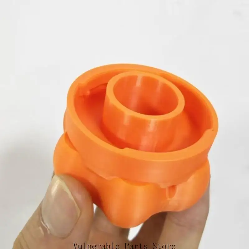 Threaded Water Fill Adapter in Plastic Hose Opening Piece with Rounded Grip for Trailer Refill and Campground