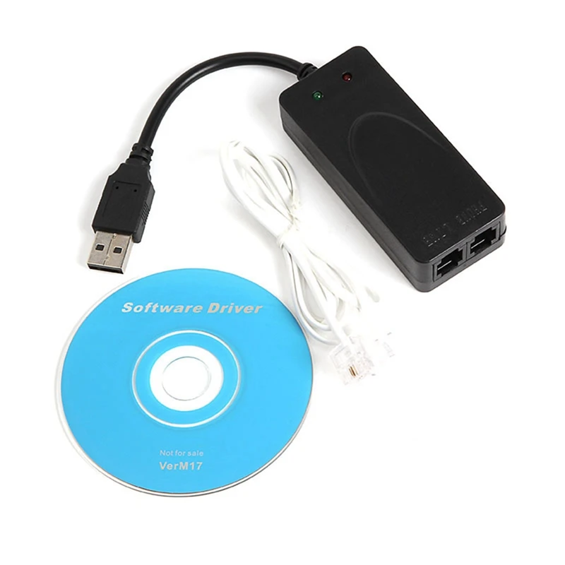 usb fax Modem USB Fax Modem Dual Port USB2.0 56K V.92 V.90 External Modem Driver for Win 7 8 10 XP Receive Send Fax on Computer