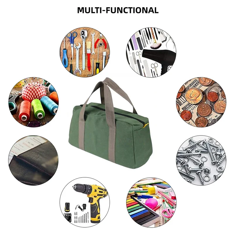 Waterproof Hardware Tools Tote Bag Oxford Cloth Multi-Purpose Tool Pouch Large Capacity Repair Tool Storage Bag for Electrician