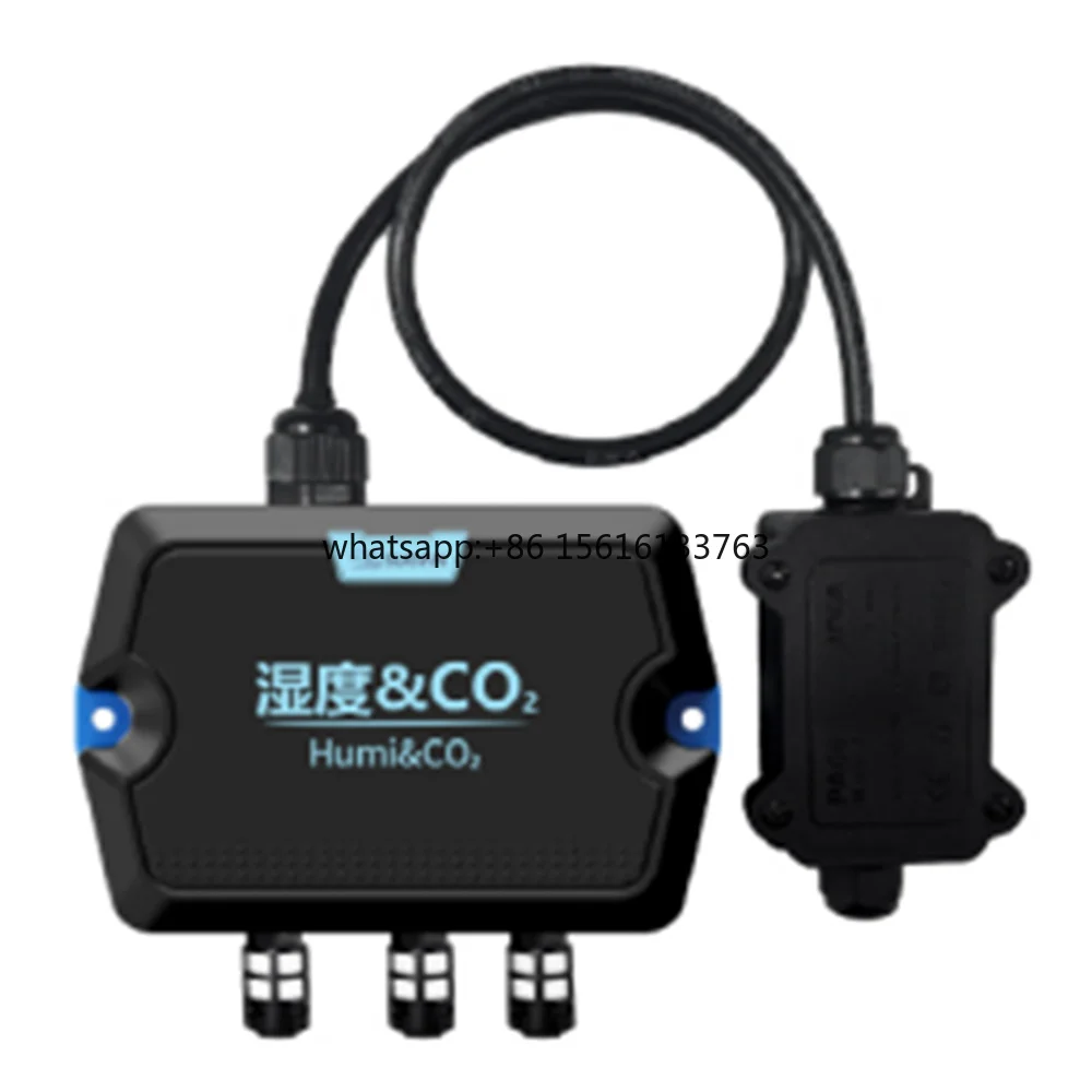 

Waterproof Split Type 2 in 1 Humidity and CO2 Sensor for Poultry Farm Greenhouse Air Quality Monitoring