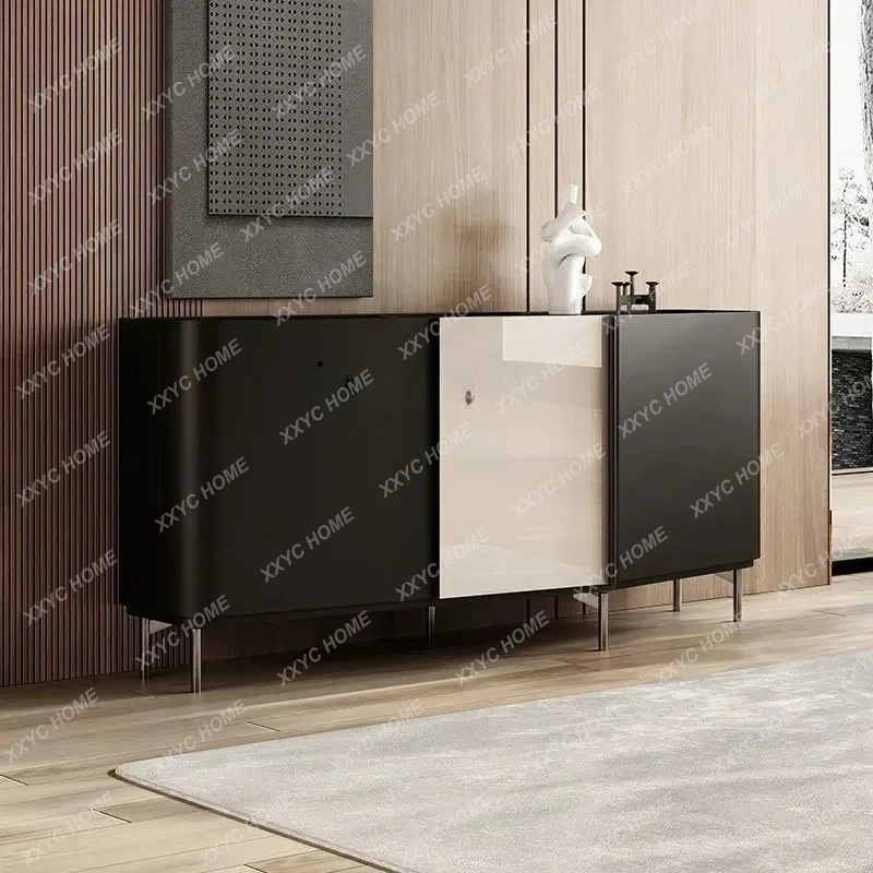 

Y Italian rock slab dining side modern simple entrance living room storage shoe cabinet storage