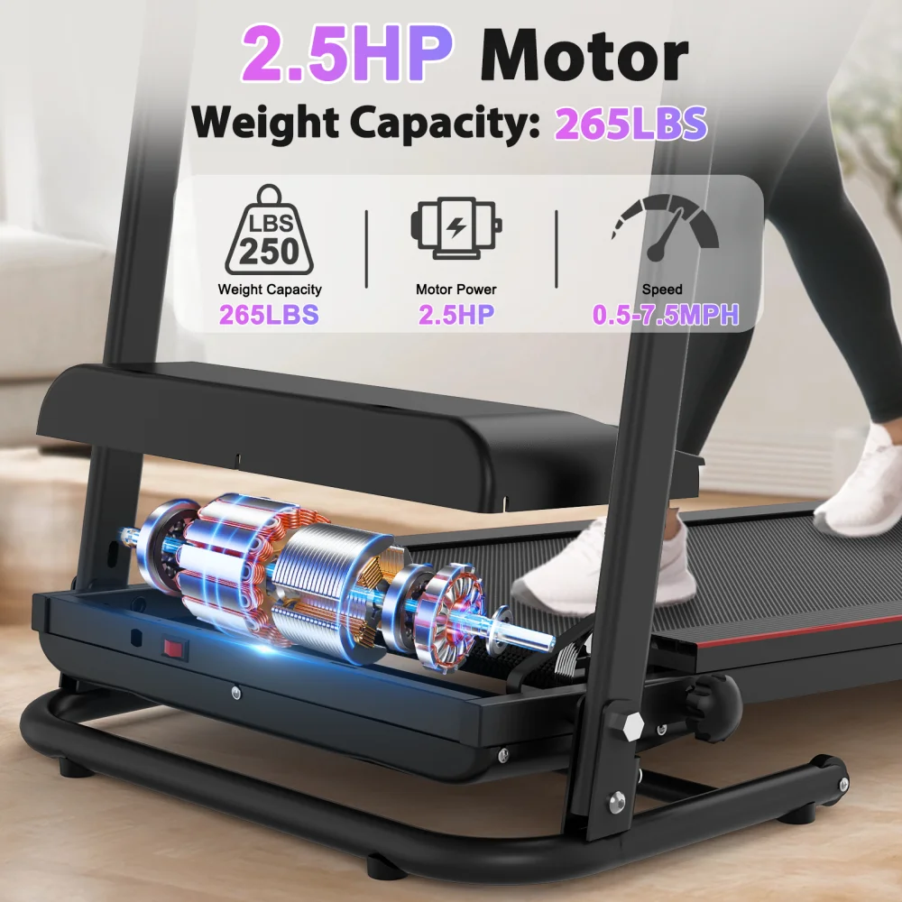 Folding Treadmill with Incline - Home Gym Electric Machine review and price