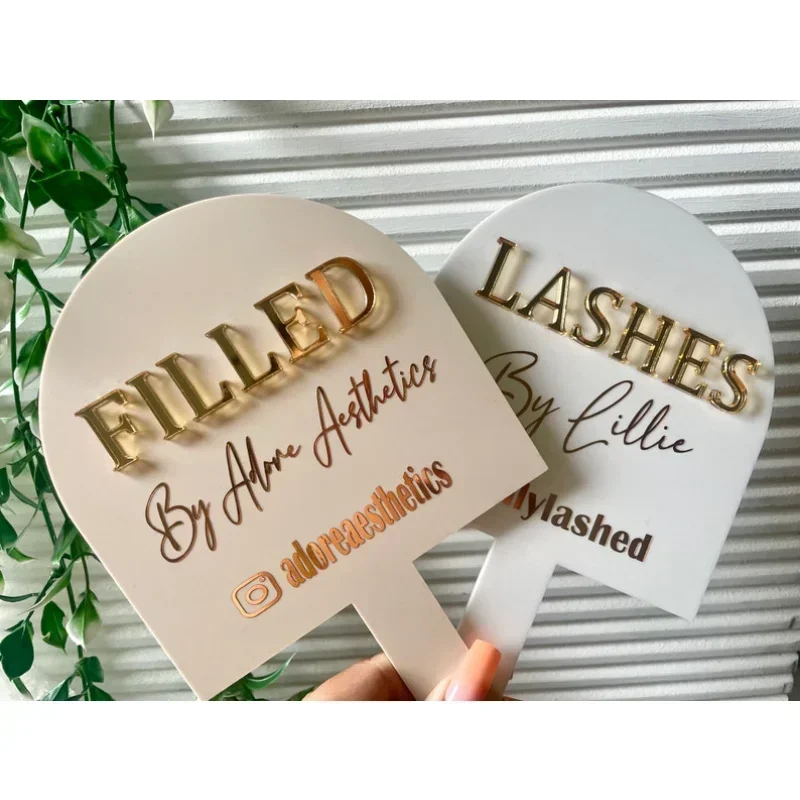 

Beauty Handheld Mirror, Lash Tech Gift, Aesthetics Filler Prop Mirror, Makeup Artist Picture Props, Lashes Photo Prop