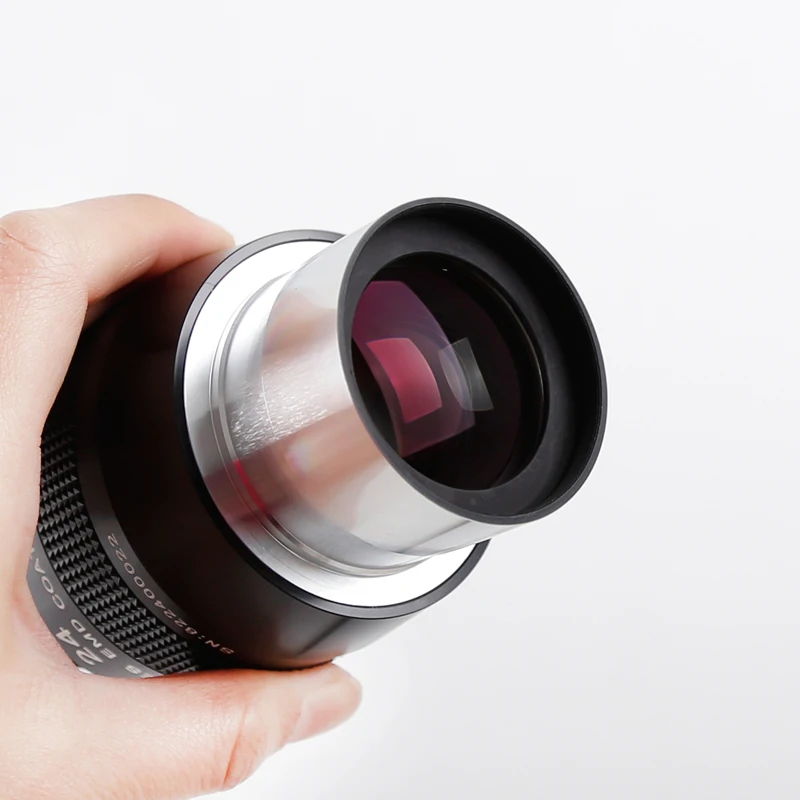 Maxvision 24mm telescópio astronômico plano focal ocular 2 polegadas campo de visão de 82 graus acessórios telescópio óptico