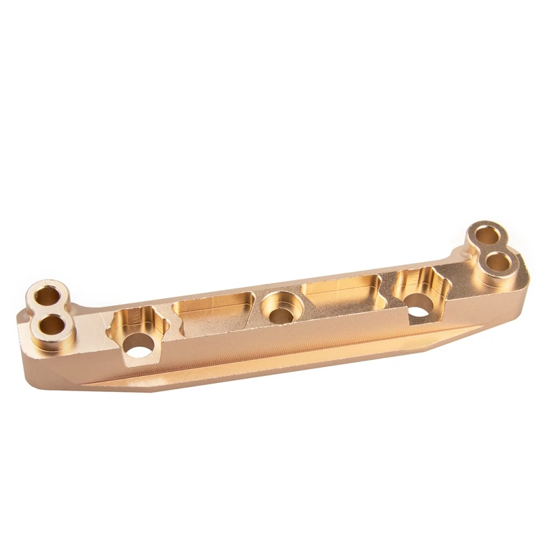 Código de brazo de suspensión inferior de Metal para coche RC 1/8 FS Racing ATOM 6S, reemplazo de actualización de coche, dorado