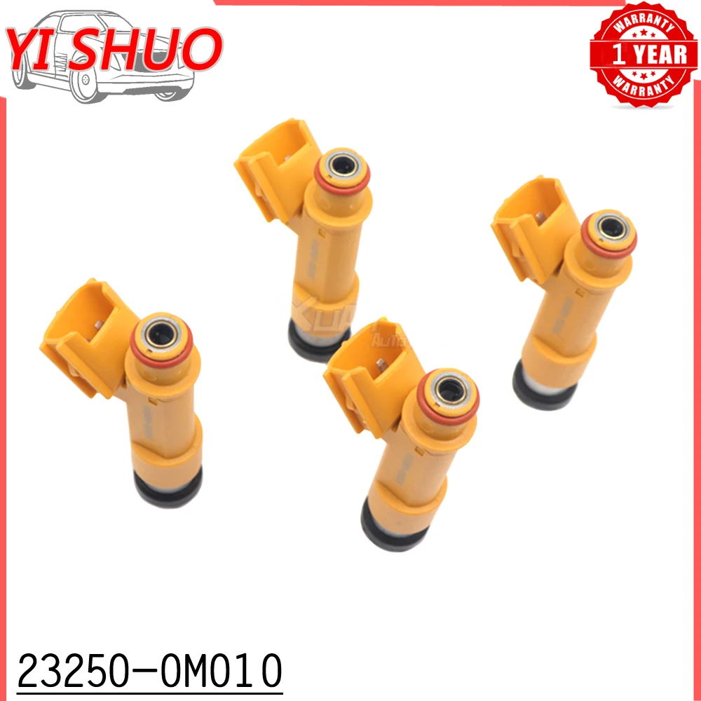 4pcs NEW Car Fuel Injectors For Toyota Yaris Asia 06-09 14-16 VIOS 07-10 1NZFZ NCP91 93 23250-0M010 23209-0M010 NCP1505