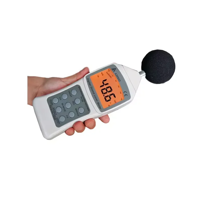 Digital Sound Level Meter Noise Meter Portable Sound Decibel Meter Noise Tester AZ8922