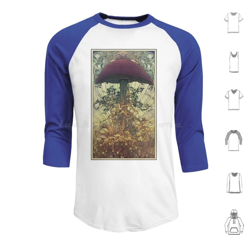 Magic Mushroom Mycelium Explosion. Mind Expansion! Hoodies Long Sleeve Magic Mushroom Mushroom Psychedelia Mycology