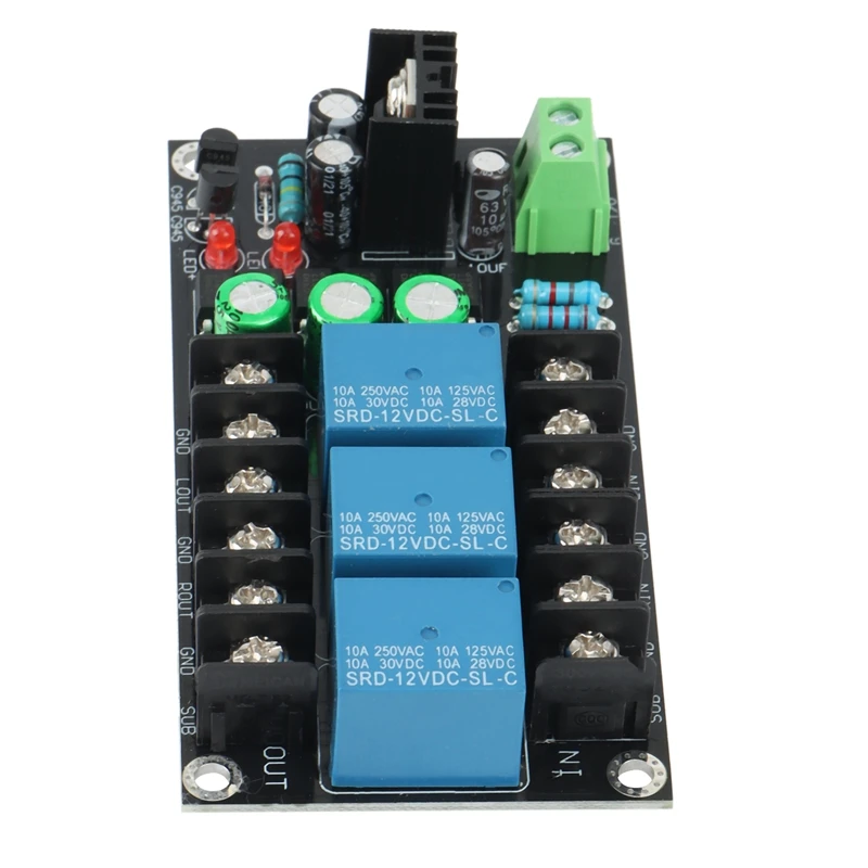 300W Digital Amplifier Speaker Protection Board 2.1 Channel Relay Speaker Protection Module Boot Delay