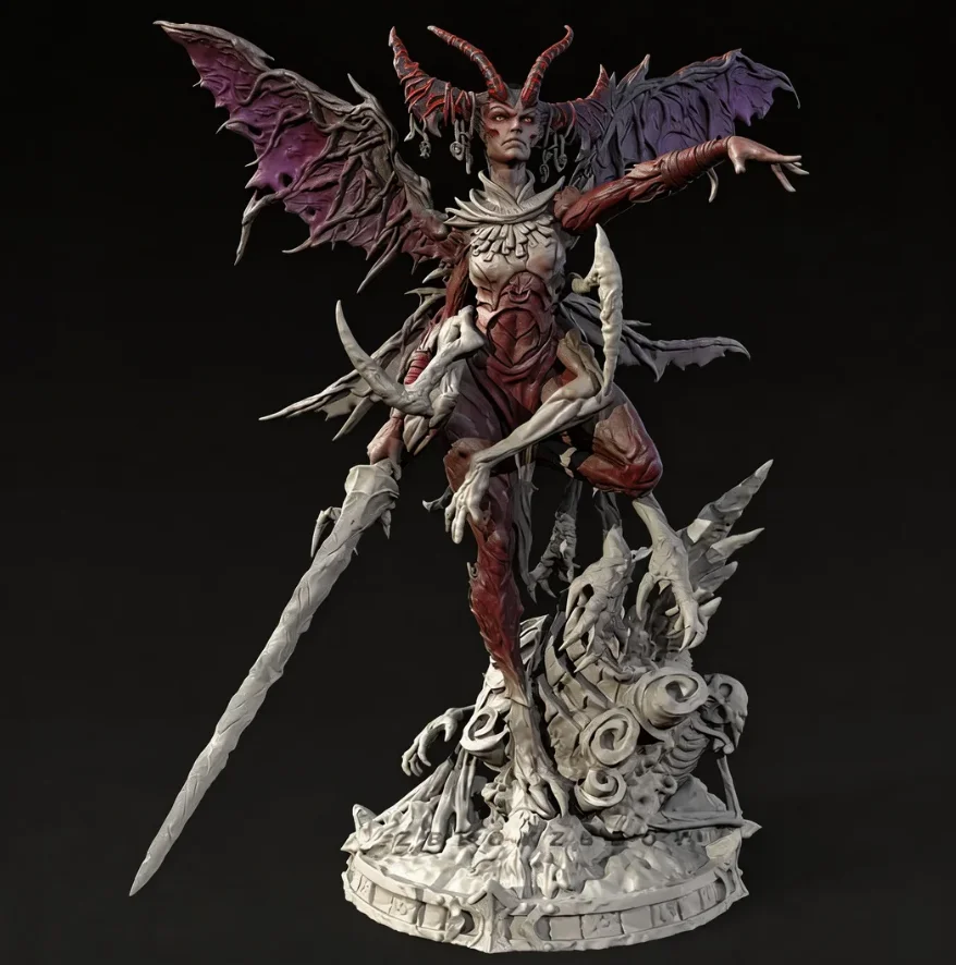 

Full height 55mm 75mm 95mm Resin model kits figure colorless and self-assembled（3D Printing ）TD-7678/3D