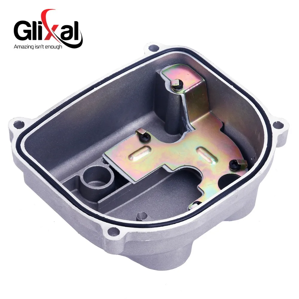 Glixal GY6 125cc 150cc 160cc 180cc Chinese Scooter Engine Cylinder Head Valve Cover 157QMJ ATV Go Kart Buggy Moped (None-EGR)