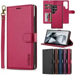 Detachable Wallet Case For Samsung Galaxy S26 S25 Ultra S24 FE S21 S20 S23 S22 Plus A57 A37 A55 A35 A16 A15 Card Holder Cover