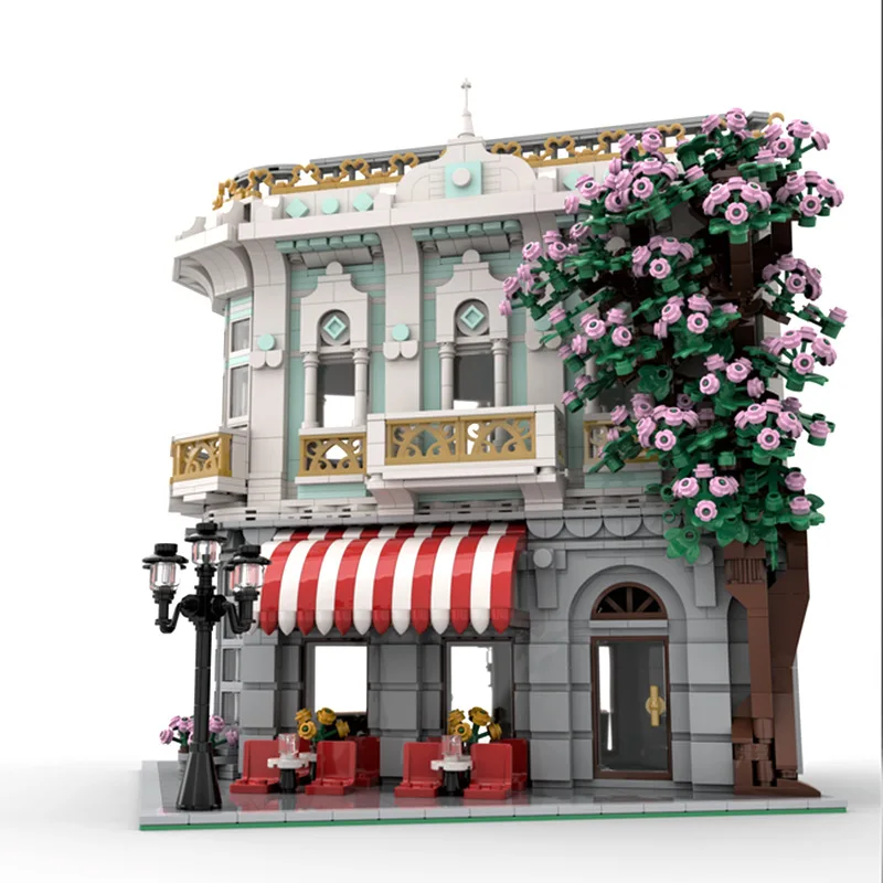 

MOC-131134 modular street view building model assembly block toy ornaments