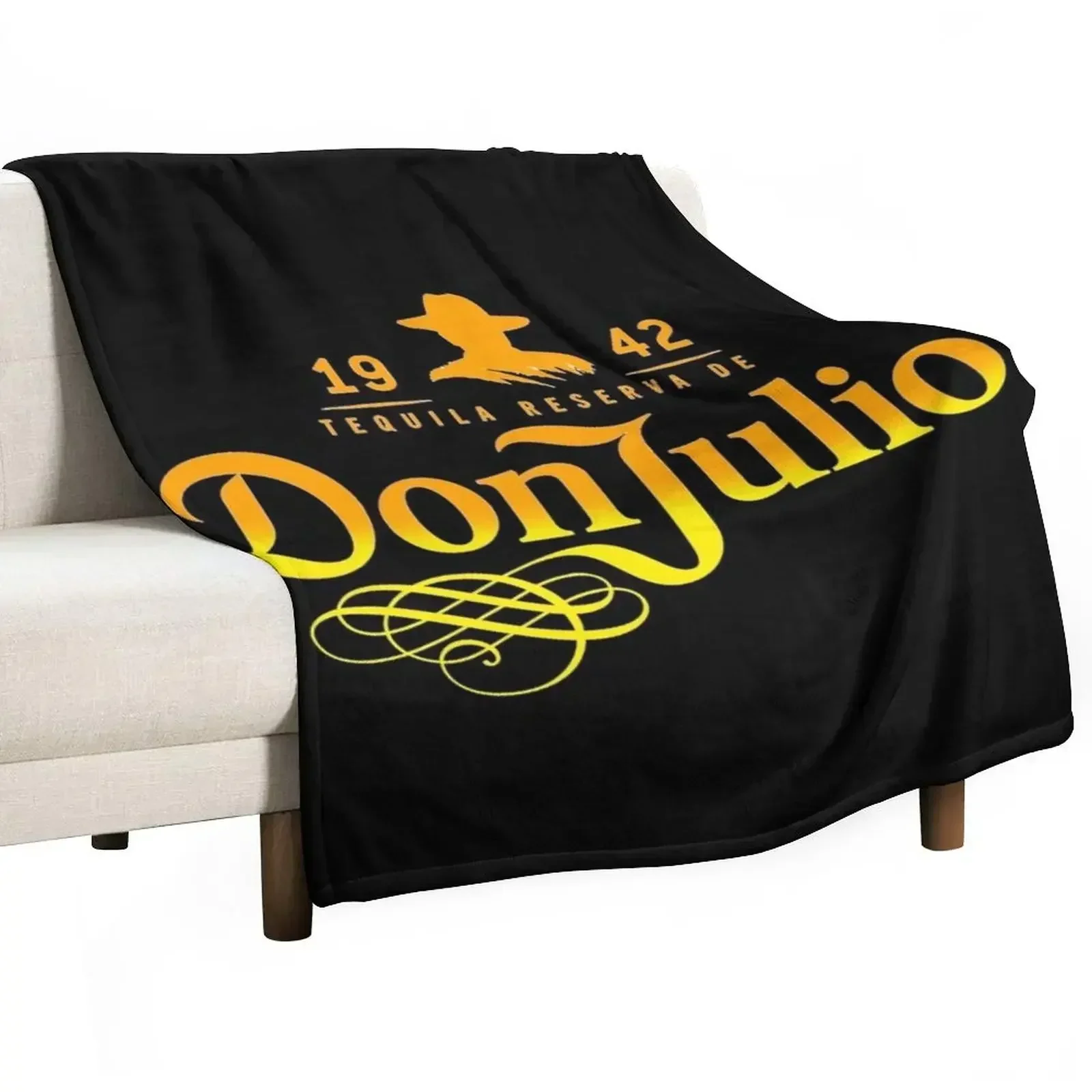 Don julio Logo Throw Blanket Designers Single Extra Large Throw Plush Blankets