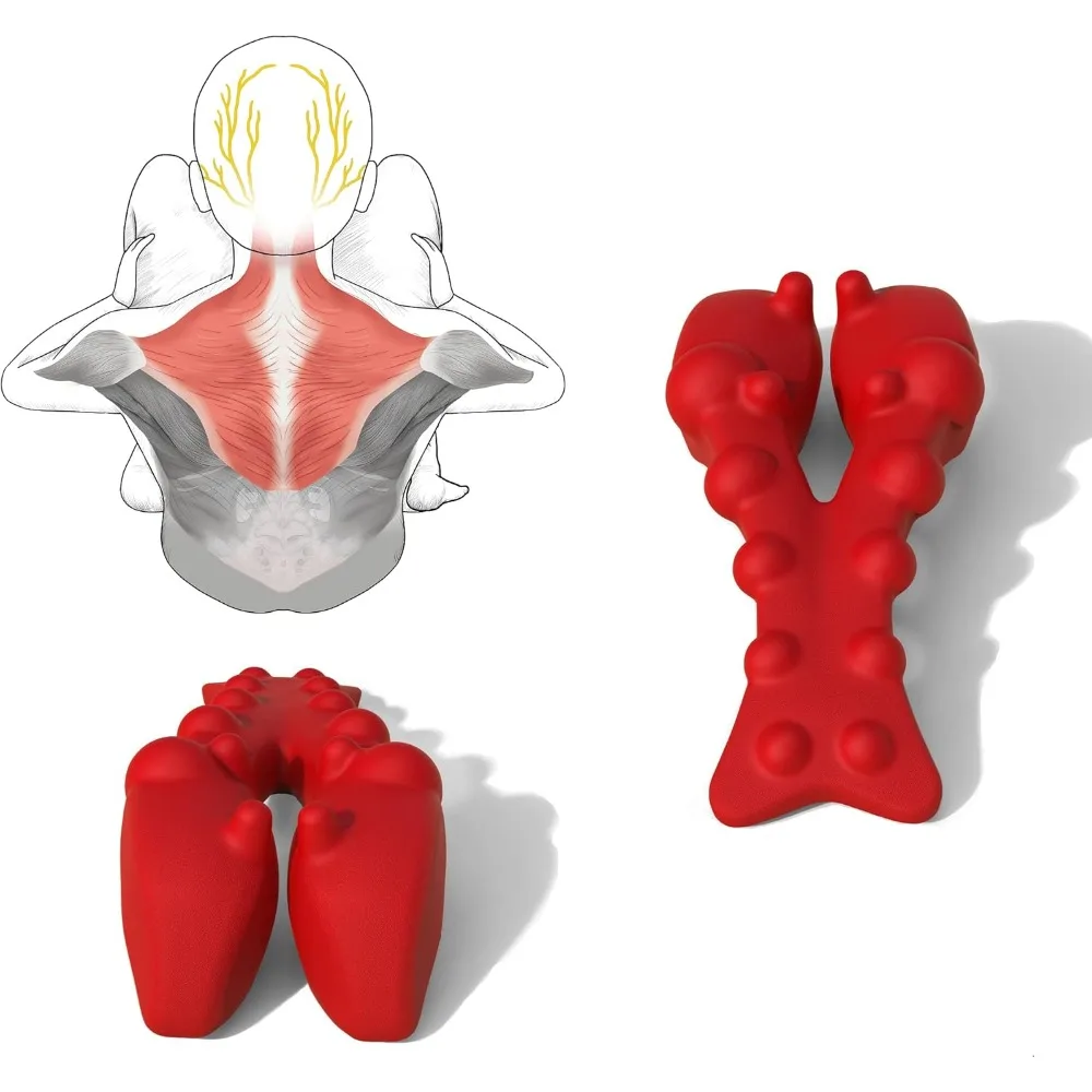 

Обезболивание шеи и плеч с помощью миофасциального массажера для триггерных точек трапеции и коррекции осанки.