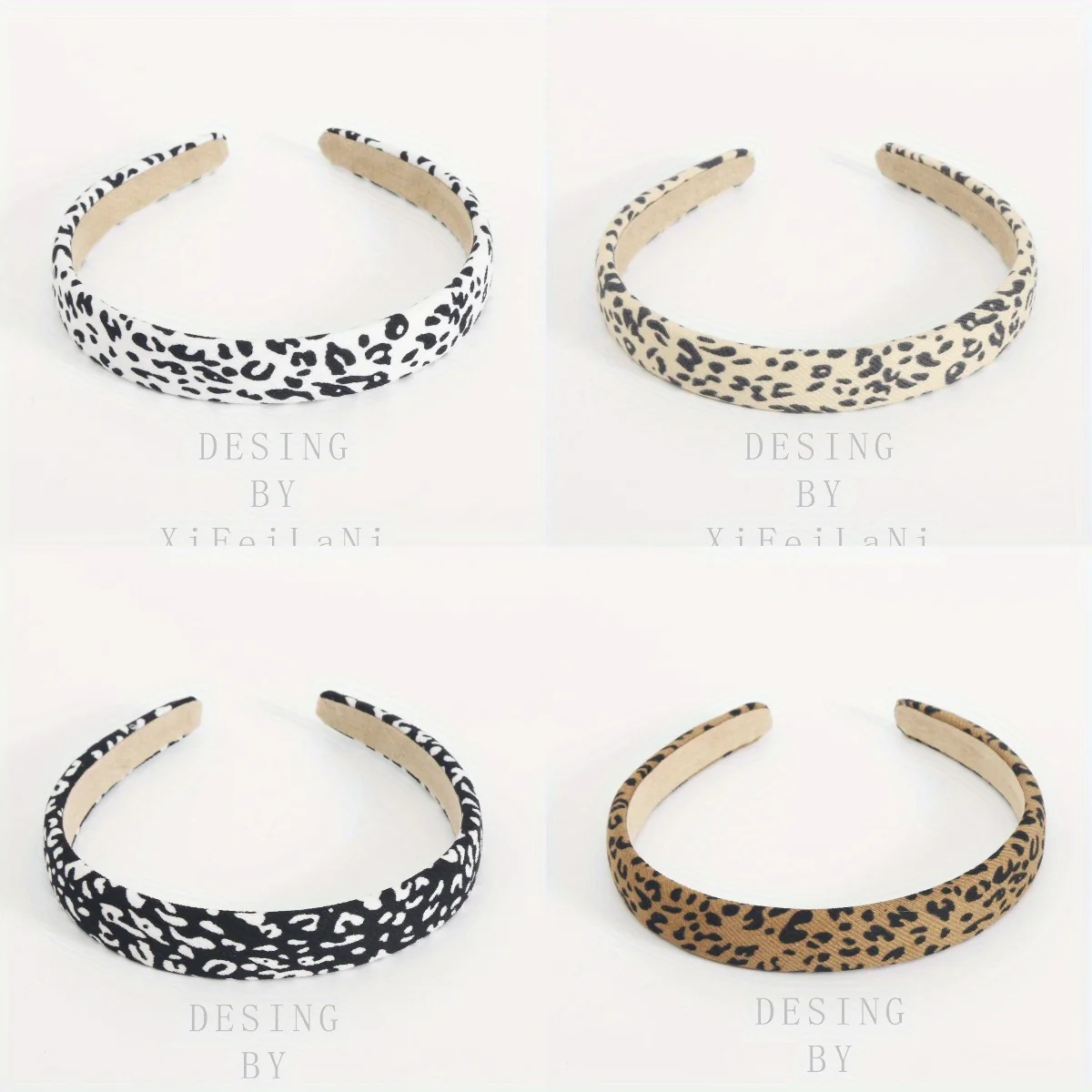 

Minimalist Leopard Print Headband Vintage Elegant Non-Slip Design Versatile Hair Accessory for Women Casual Chic Style