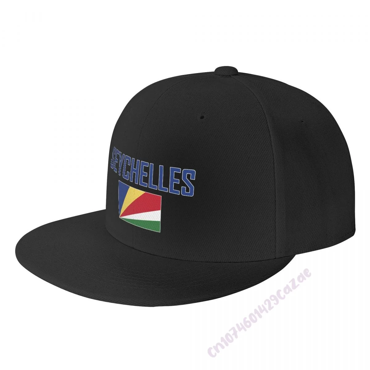 SEYCHELLES Flag Flat Brim Baseball Cap Breathable Adjustable Men Women Outdoor Hip Hop Hat For Gift