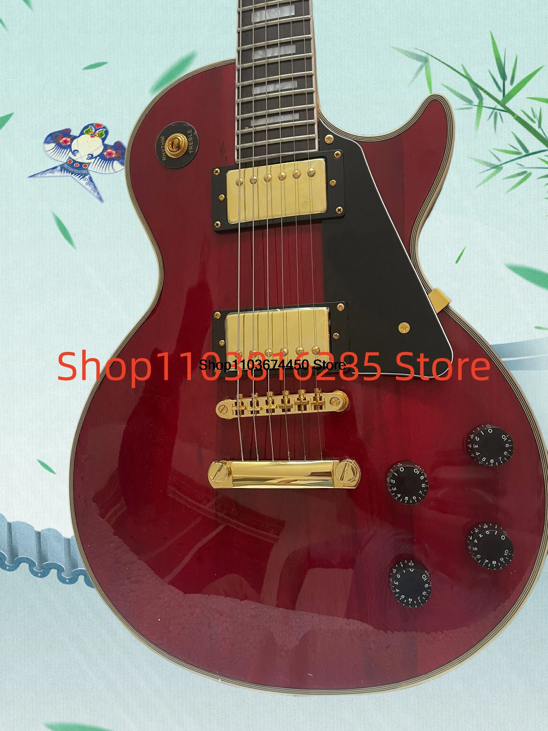 25-35 يومًا Delivey) جيتار كهربائي SG، جسم الماهوجني، لوح فريتس من خشب الورد، 004
