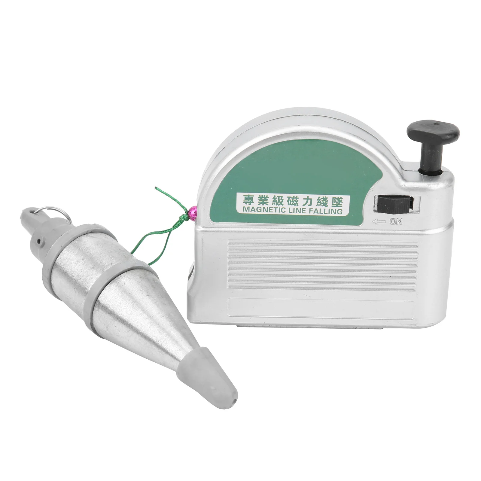 6meter Magnetic Hammer Line Magnetic Wire Hammer Line Drop Silver Alloy Steel Vertical Measurement Tool 6 Meters