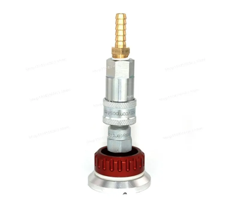 Self Sealing Metal Vacuum Valve Nozzle, Reusable Vacuum Bag Connector for Prepreg Carbon Fiber Resin Infusion Process