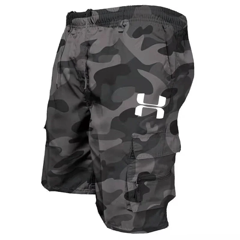 2024 Five-point Shorts Daily Mens Shorts Casual Summer Sports Loose Outdoor High-quality Hot Sales Multi-pocket Cargo Camo Men\'s