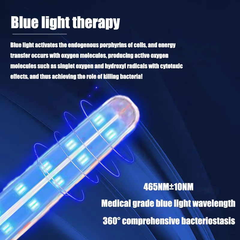 LED Red Light Blue Light Massage for Gynecological Inflammation Treatment Device Chronic Pelvic Inflammatory Disease Vaginitis