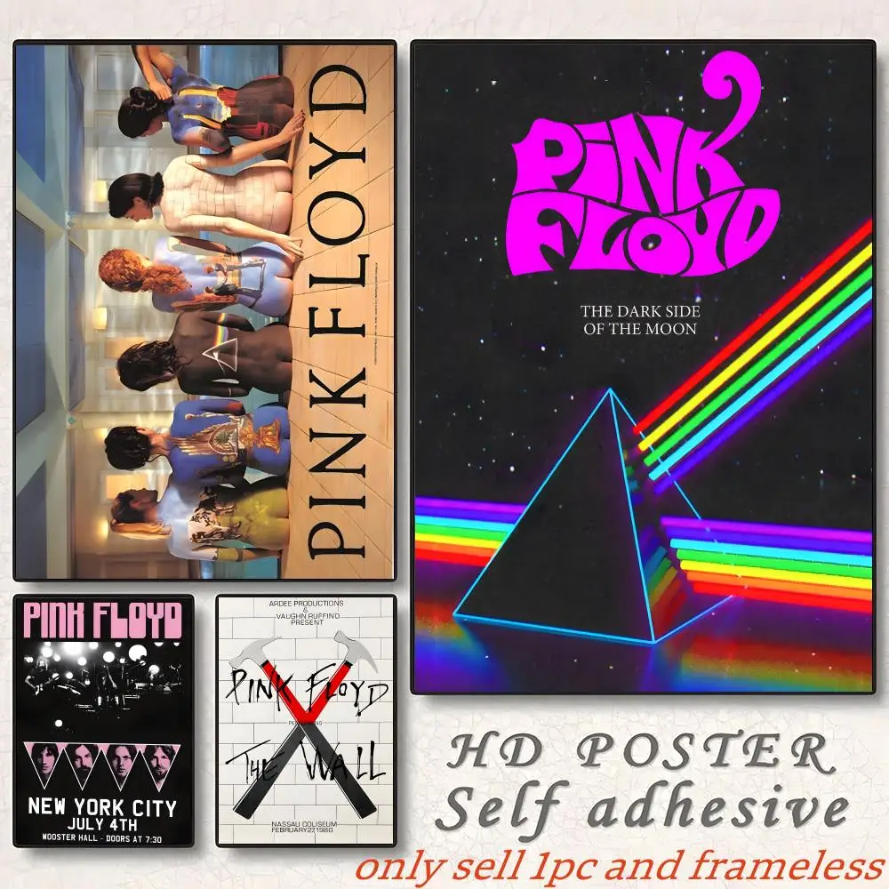 Famous Classic Rock Band Pink Floyd-B Poster Gift with prints Home bedroom living room decoration promotion and display